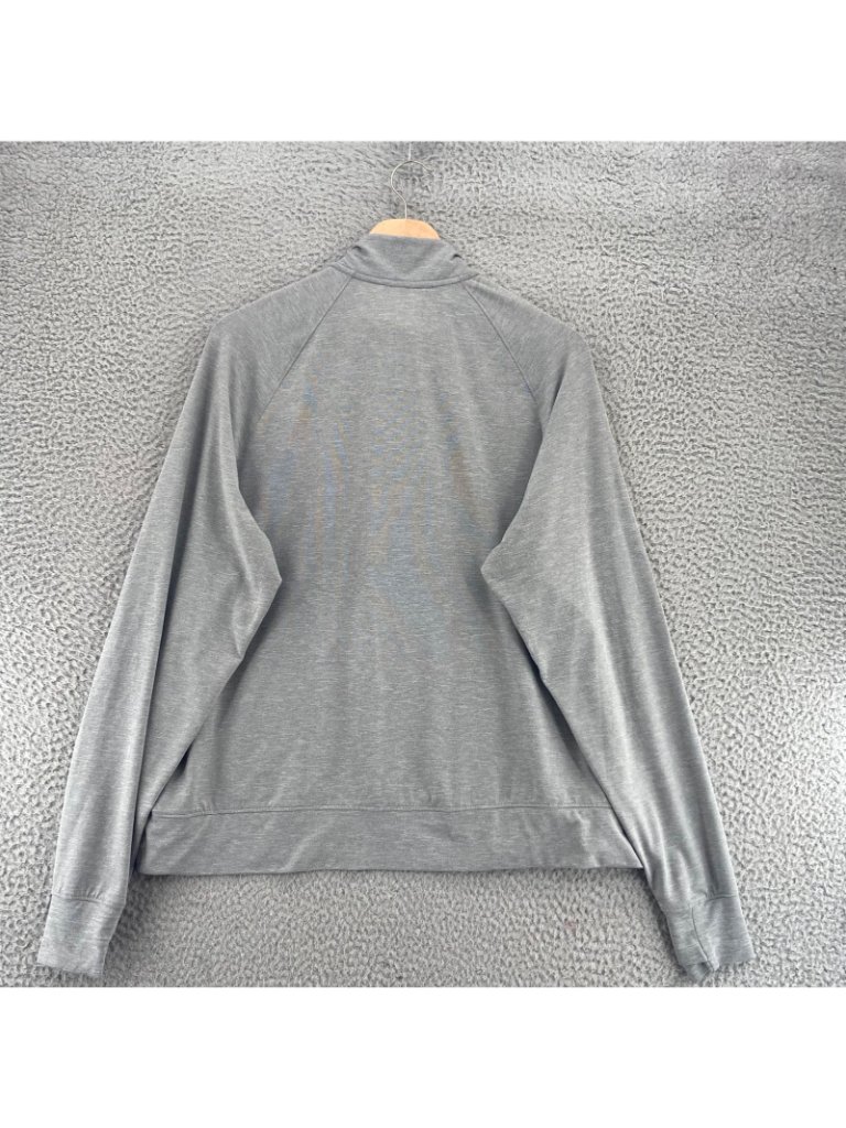 Rei Jacket Womens Extra Large Gray Heather 1/4 Zip Mock Neck Long Raglan Sleeves — image 3 of 8